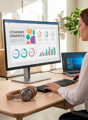 HP Monitor FHD E27 G5 - Onedirect