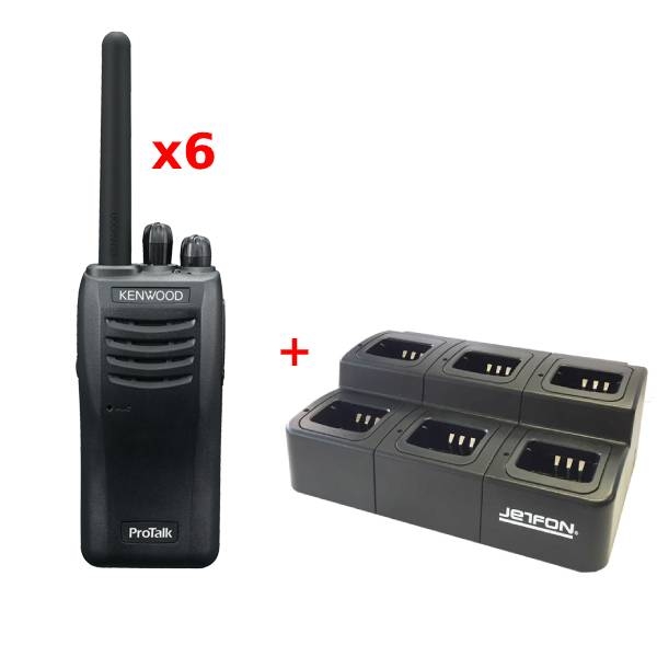 Pack Kenwood TK-3501 e multicaricabatterie Jetfon