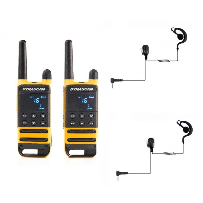 Pack Dynascan P19 + 2 auricolari ad archetto 