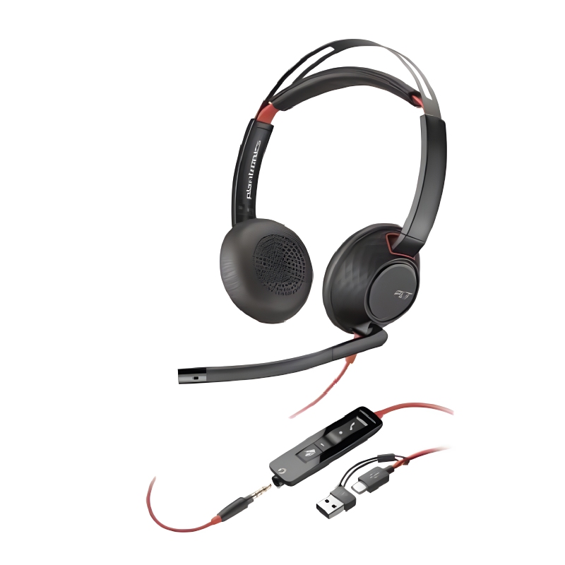 Poly Blackwire 5220 USB-C+ Adattatore USB-C/A