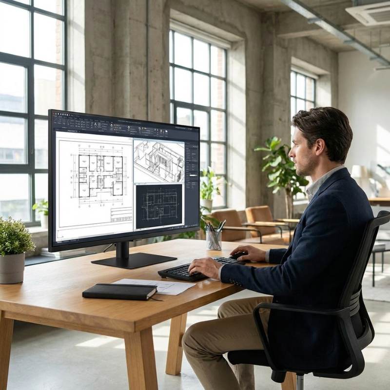 Samsung ViewFinity S70D Monitor 37''