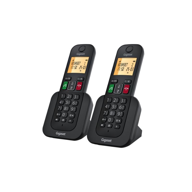 Gigaset Elemental 400 Duo Telefono Cordless DECT con 2 Portatili