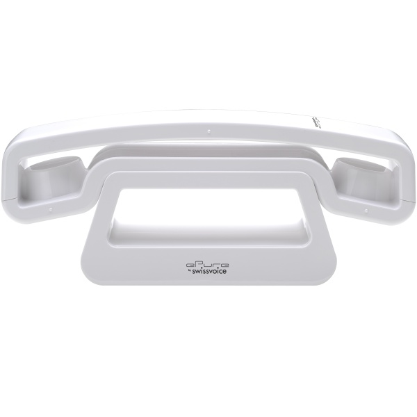 Swissvoice Epure Full Eco Cordless Single DECT Telephone - White 並行輸入品 Swissvoice Epure Full Eco Single Line Cordless Phone for sale