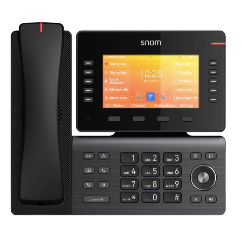 Telefono IP Snom D892M Nero TFT Wi-Fi