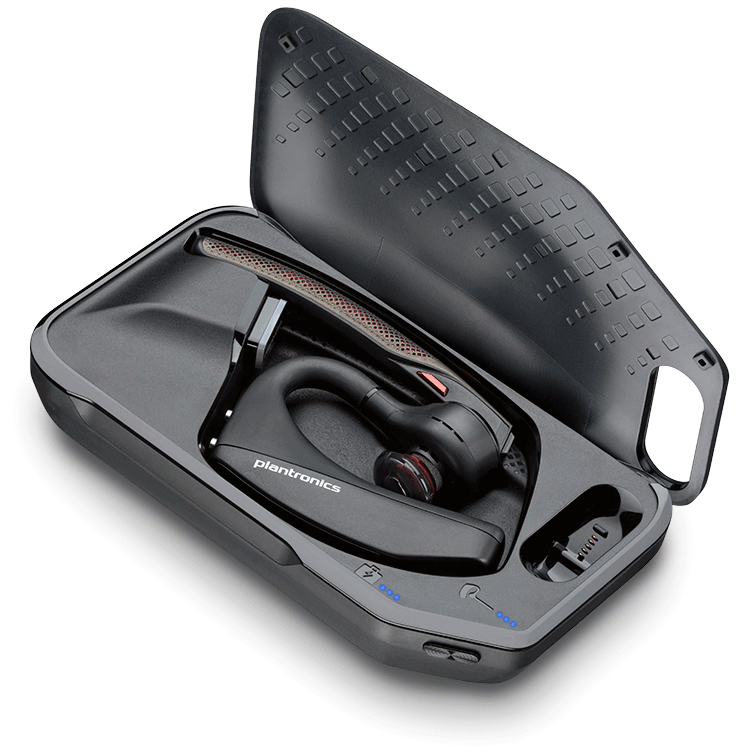 Plantronics Voyager 87680-02 B235 UC-M – Cuffie Wireless Bluetooth Con Sensore Intelligente E WindSmart, Per Computer E Mobile