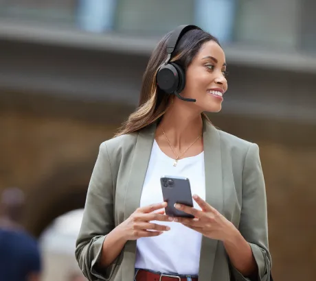 Cuffie Bluetooth con microfono per chiamate da smartphone