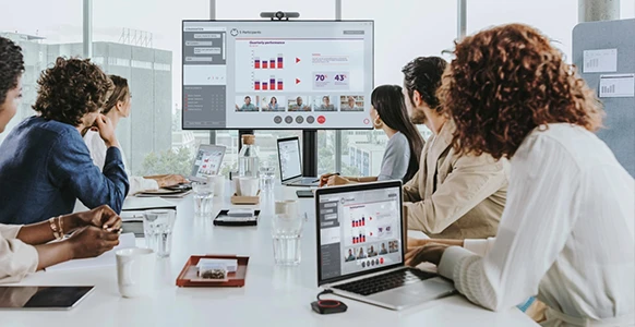Videoconferenza wireless con Barco ClickShare Videoconferenza wireless con Barco ClickShare