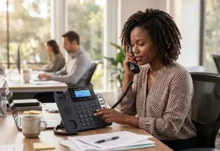 Telefono Grandstream in ufficio