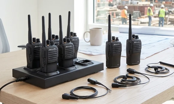 Dispositivi radio con caricabatterie / batterie di ricambio