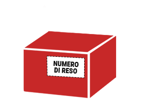 Colque la etiqueta en la caja con el número de devolución que le han indicado